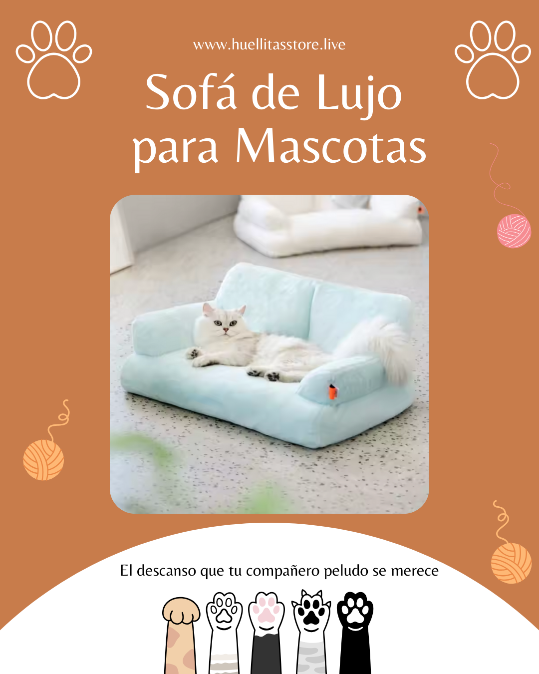 Sofá de Lujo para Mascotas